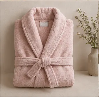 Peignoir Cocooning Rose Poudré